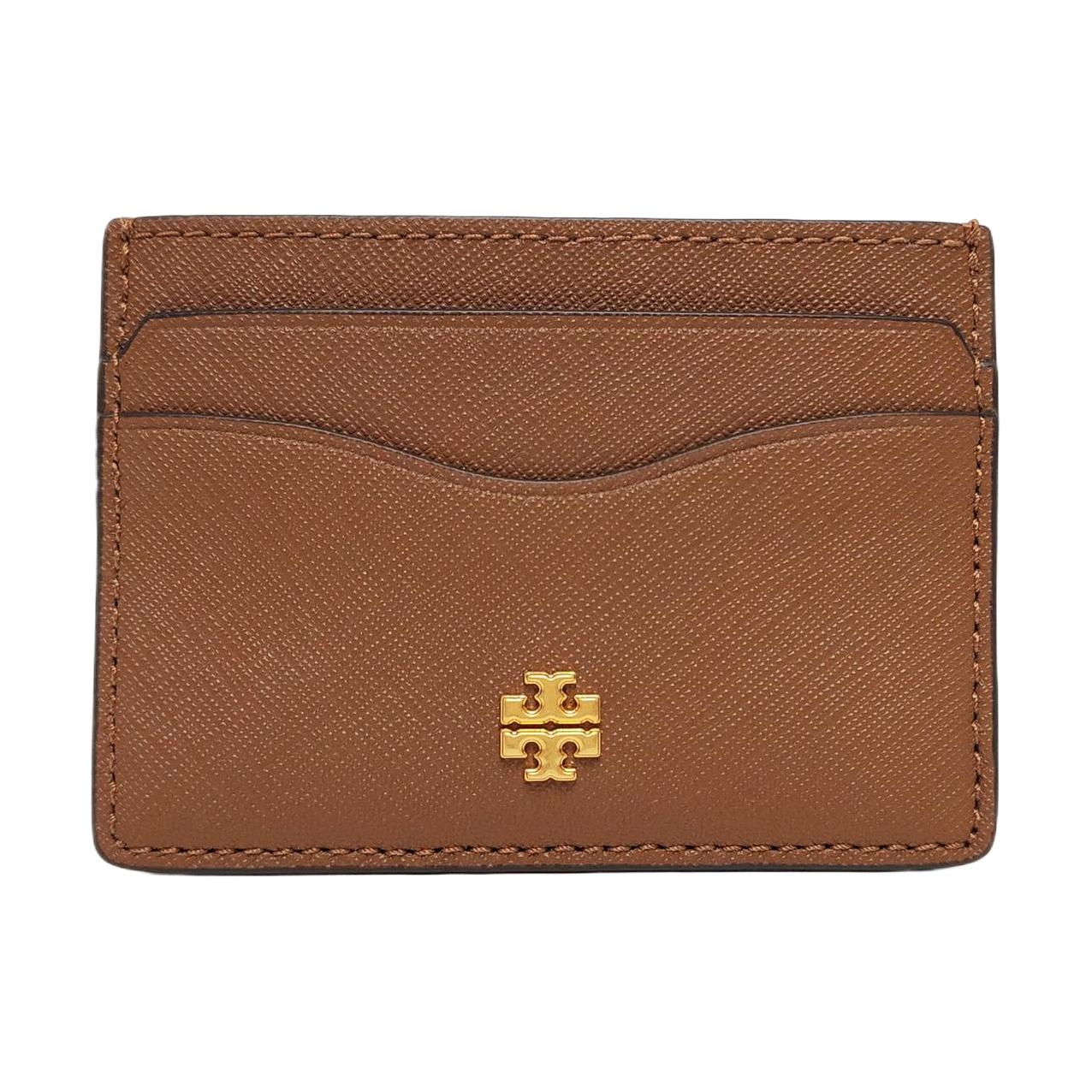 [Pre-Owned] Brown Leather Card Holder - Excellent #14BGYYJ ONE SIZE