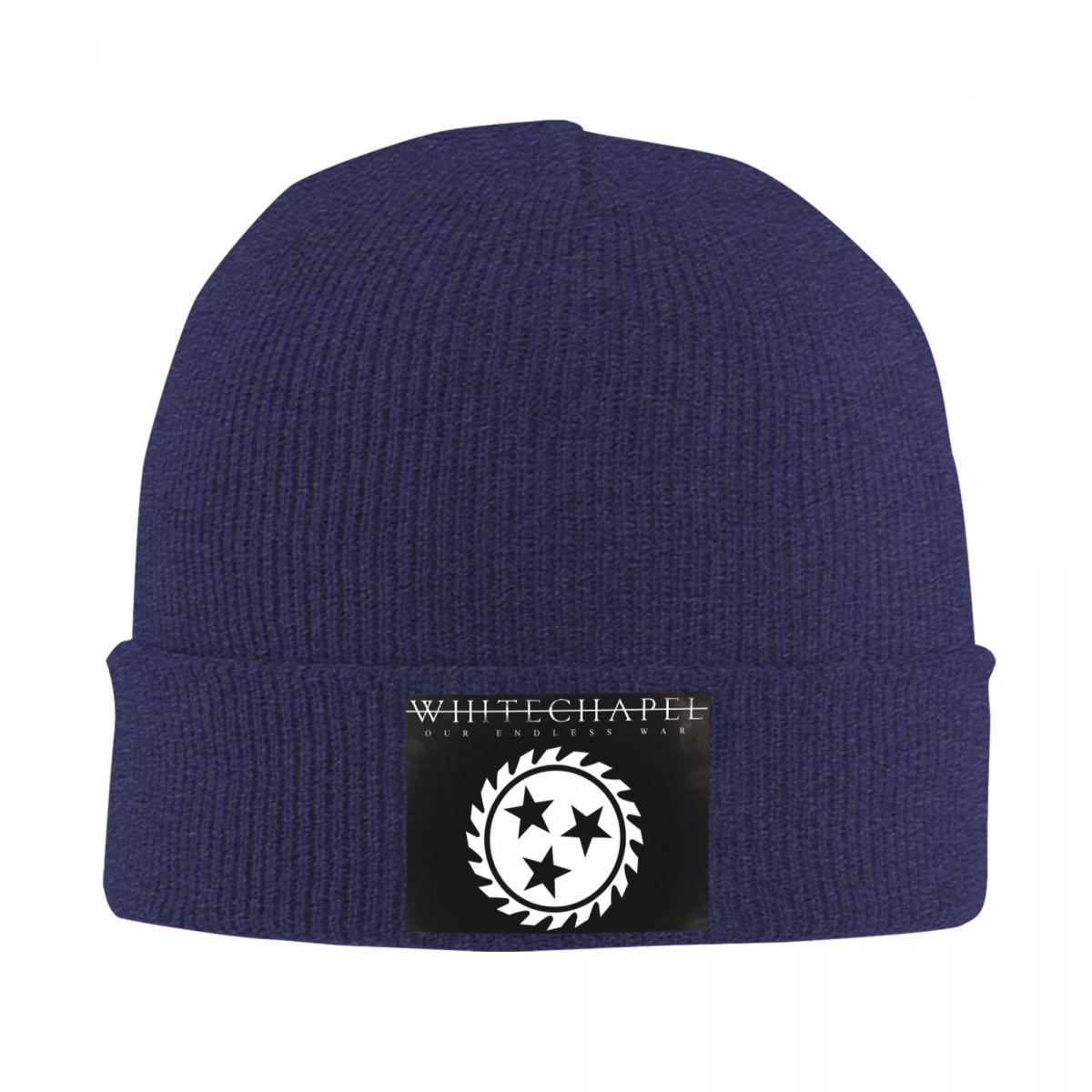 

Whitechapel Rock Metal Band Warm Knitted Cap Fashion Bonnet Hat Autumn Winter Outdoor Beanies Hats for Unisex Adult One Size