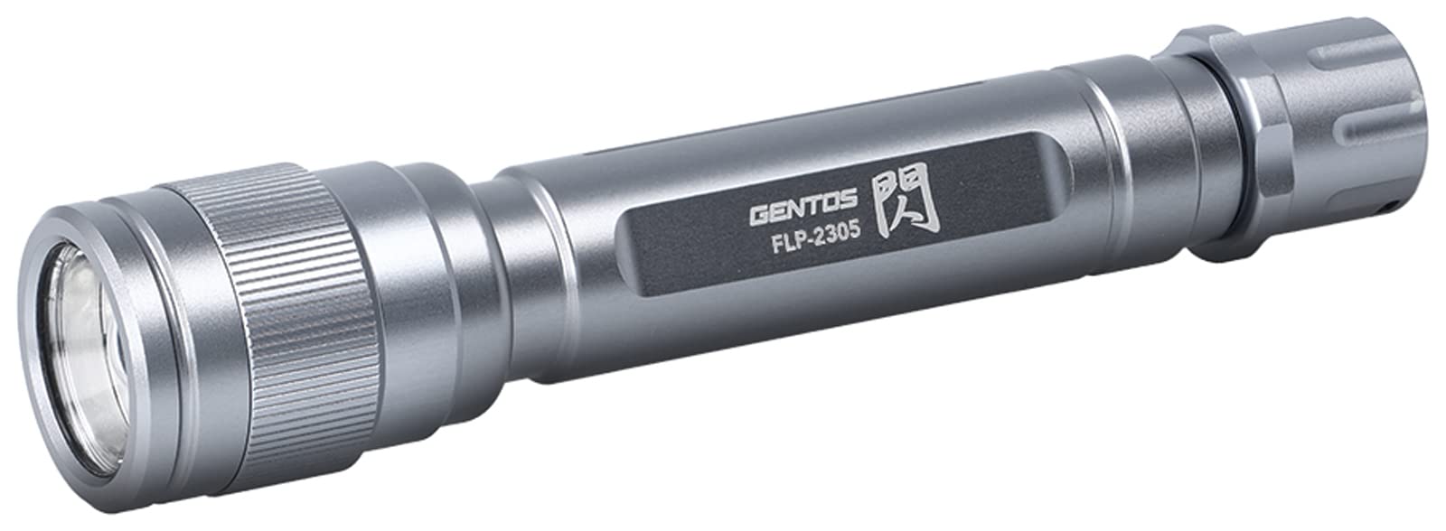 

GENTOS LED Flashlight 320 lighting 11 Uses 2 AA batteries Flash series [Brightness lumens/Practical hours/Dustproof/Splashproof] FLP-2305