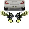 Lustige Auto Wespe Kratzaufkleber Biene Aufkleber für Glas Autozubehör für Autoscooter Scheinwerfer Fenster Autozubehör