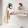 Dopamine Suction Cup Clothes Hanger Wall-mounted Retractable Clothes Storage Rack Adjustable Punch Free Storage Organizer