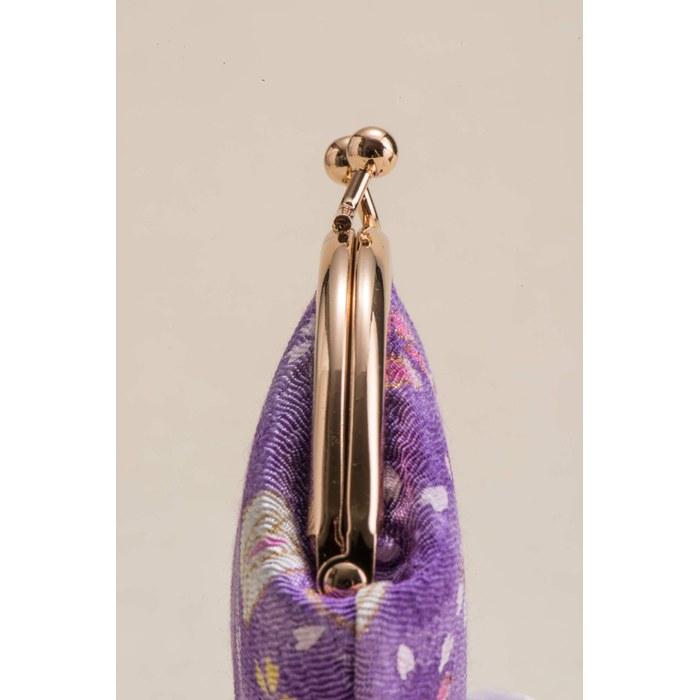 Kyoto Geibi-do Kyo-Yuzen Rabbit Pattern Wallet with Bell 2.6 Inch (Navy)