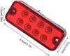 HULA Side Marker Light,6pcs 24V 8 LED Truck Side Marker Indicator Car Side Indicator Light for Truck Trailer (Red)