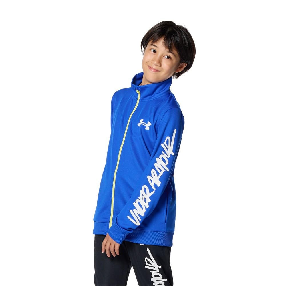 UA TRACK JACKET Team Royal White YSM [Under Armour]