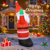 7.87FT Christmas Inflatable Toys with LED Light Santa Claus Wave Hand Supplies Home Ornament Festive Gift Xmas Yard Decoration
