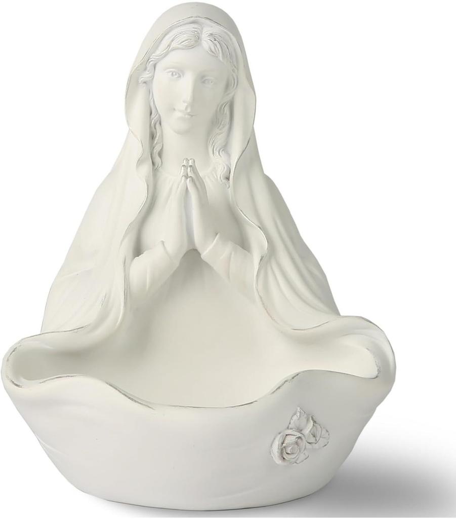 Exquisite Virgin Mary Decorative Bowl For Bookcase And Console Table Modern Home Decor
