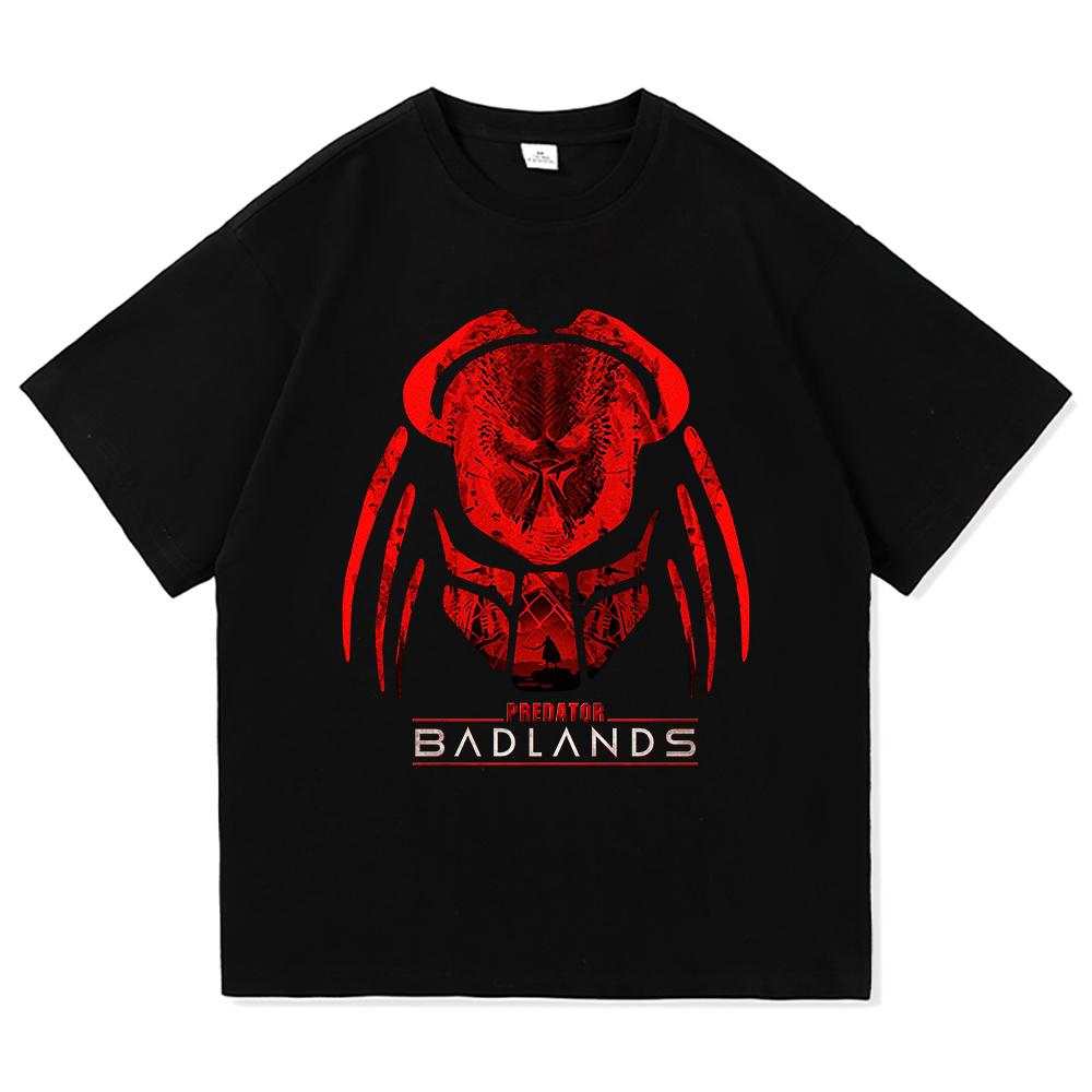 Predator Badlands T Shirt 2025 Fashion Movie Men/women Clothing Vintage Harajuku High Quality Clothes Cotton Tshirts