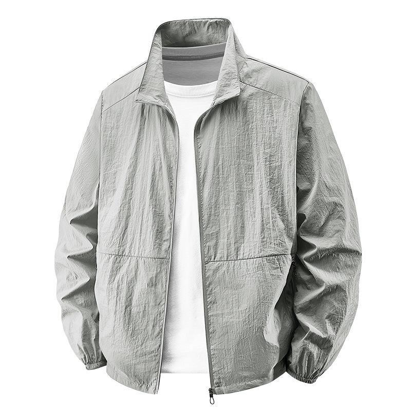 

Новое летнее мужское водонепроницаемое быстросохнущее пальто с тонкой кожей, куртка с защитой от солнца, топ 8XL