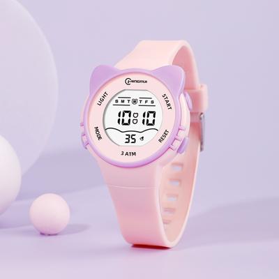 Kinder süße Uhren Kinder Student wasserdicht Wecker Digit elektronische Uhr Geschenk