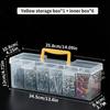 1/7pcs Tool Parts Storage Box Set Multi-Compartment Tool Organizer,Sorting Box For Screws,Wrenches,Hardware Accessories,and Toys