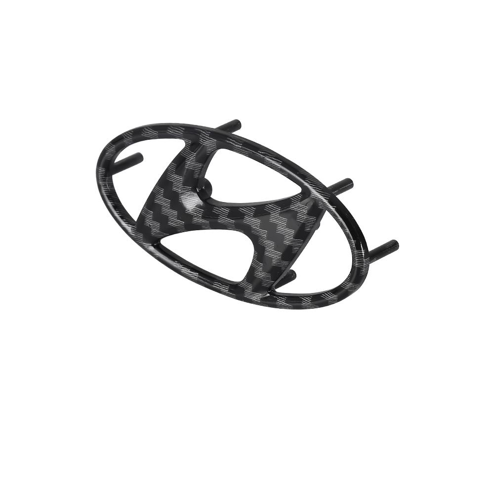 Car Steering Wheel Center Logo Emblem Cover Auto Accessories For Hyundai i20 i30 Tucson i10 ix35 i40 Accent Azera Elantra Ioniq R1