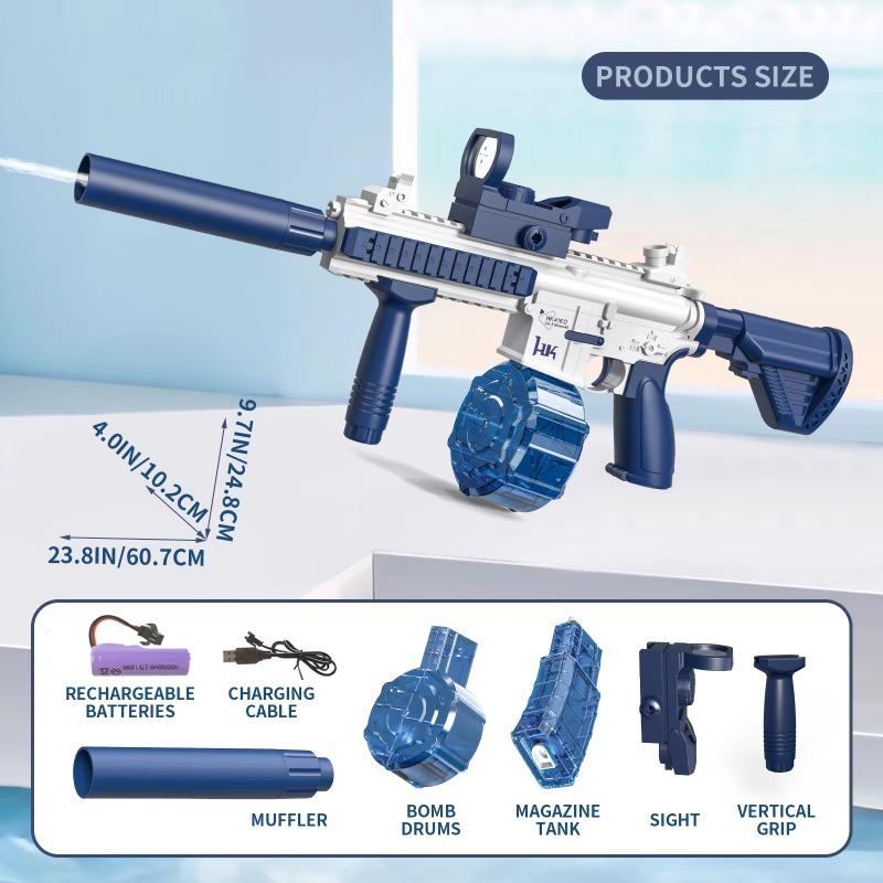 M416 Water Gun Shooting Toy Summer M416 Water Gun Battle Beach Outdoor Entertainment Children's and Adult Toys