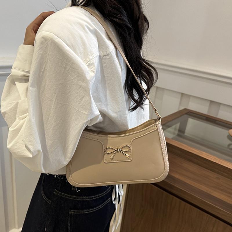 Small Square Bag New Shoulder Bag Diagonal Cross Bag Fashionable Women Bow Design Underarm Bags CLE