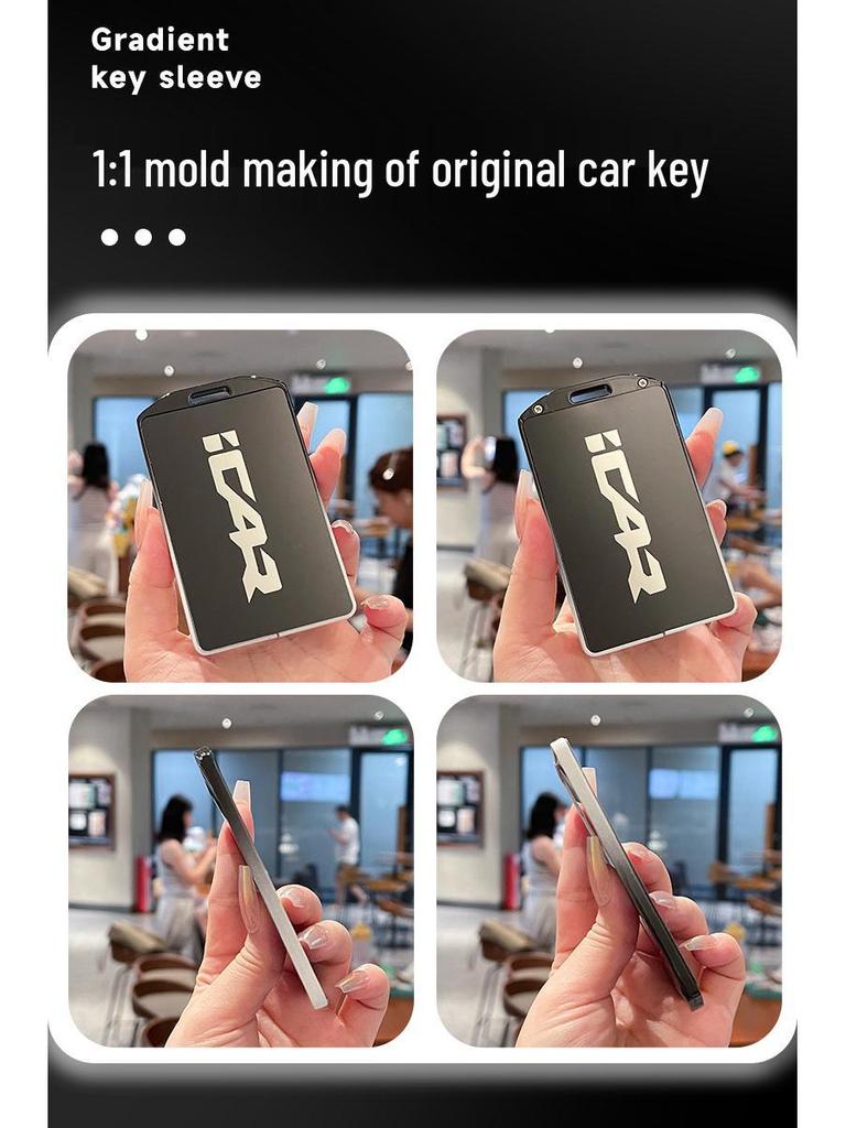 Chery iCar V23 Key Cover NFC Card Holder - ICAR03 Metal Protective Shell