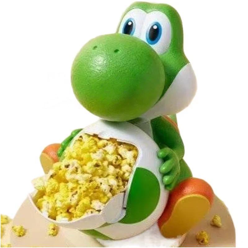 High Quality Version Popcorn Bucket Anime Figure Dinosaur And Star Model Storage Container Figure Candy Jar Collectible Toy Gift