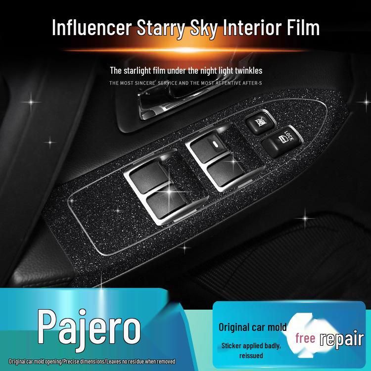 Matowa folia Starry Sky do modyfikacji wnętrza Mitsubishi Pajero 2016-2020