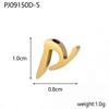 CARLIDANA Stainless Steel Gold PVD Plated DIY Lower Case 7mm Letter Alphabet Initial Charm Pendant Accessories Jewelry Fitting