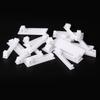 50Pieces Multipurpose Single Gang White Brushplate Wall Covers Portable Accessory for Concealing PZ30 and Speaker Wire