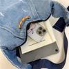Large Capacity Denim Bag Women's Shoulder Crossbody Bag