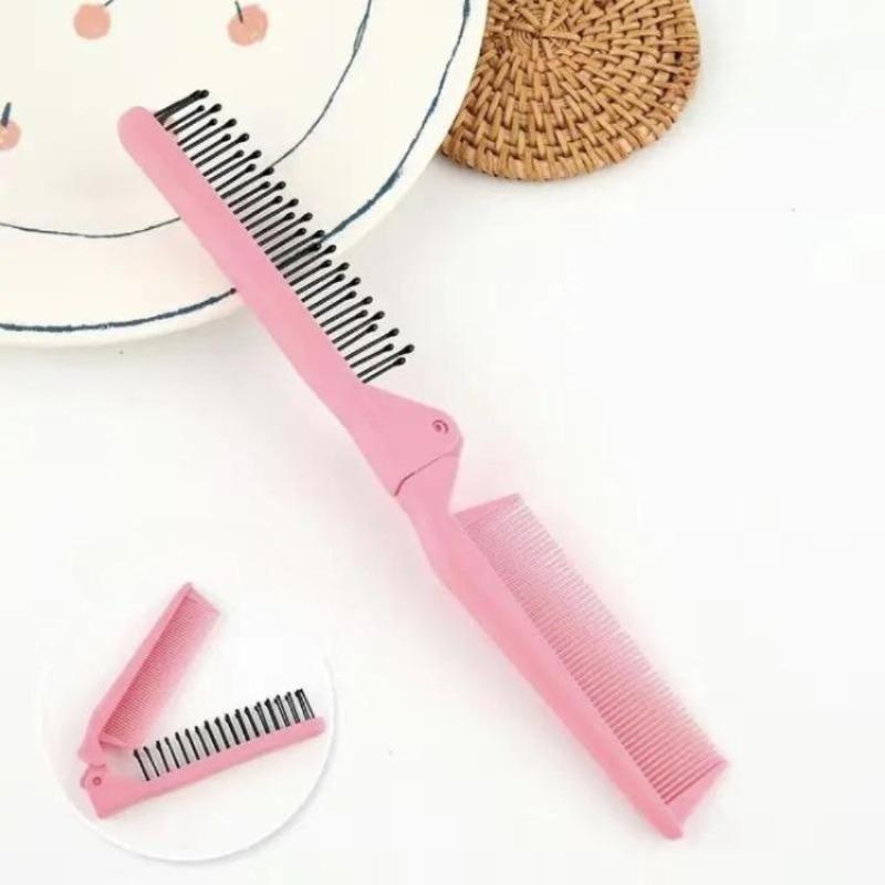 2 In 1 Portable Folding Hair Comb Head Massage Hair Comb Anti Static Hairdressing Tools for Women Professional Hair Styling Tool