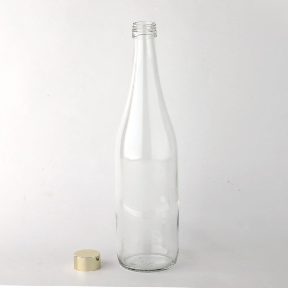 Glass Water Bottle, 720ml, Clear, Set of 2, Storage, Refillable, Made In Japan, GLASS BOTTLE LB720PGCL2