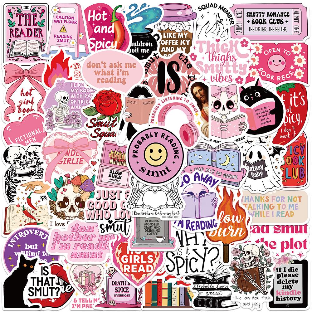 Cross-Border Cartoon Stickers: Waterproof, Creative, and Versatile for Journals, Phones, and Computers.