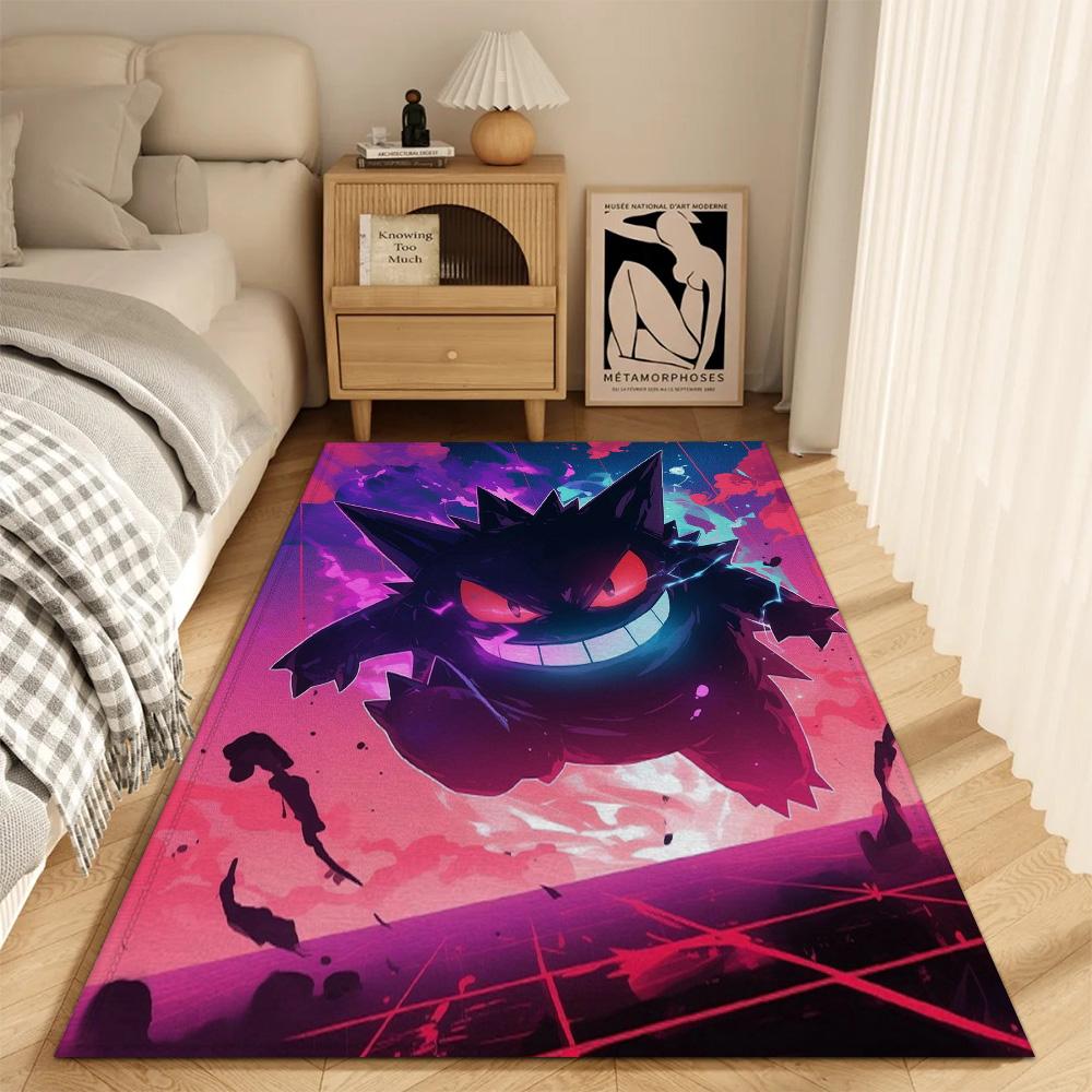 

Fashion Entrance Mat Living Room P-Pokemon Rugs Decoration G-gengar Kitchen Carpet Balcony Doormat Front Door Bath Mats House 40x60cm