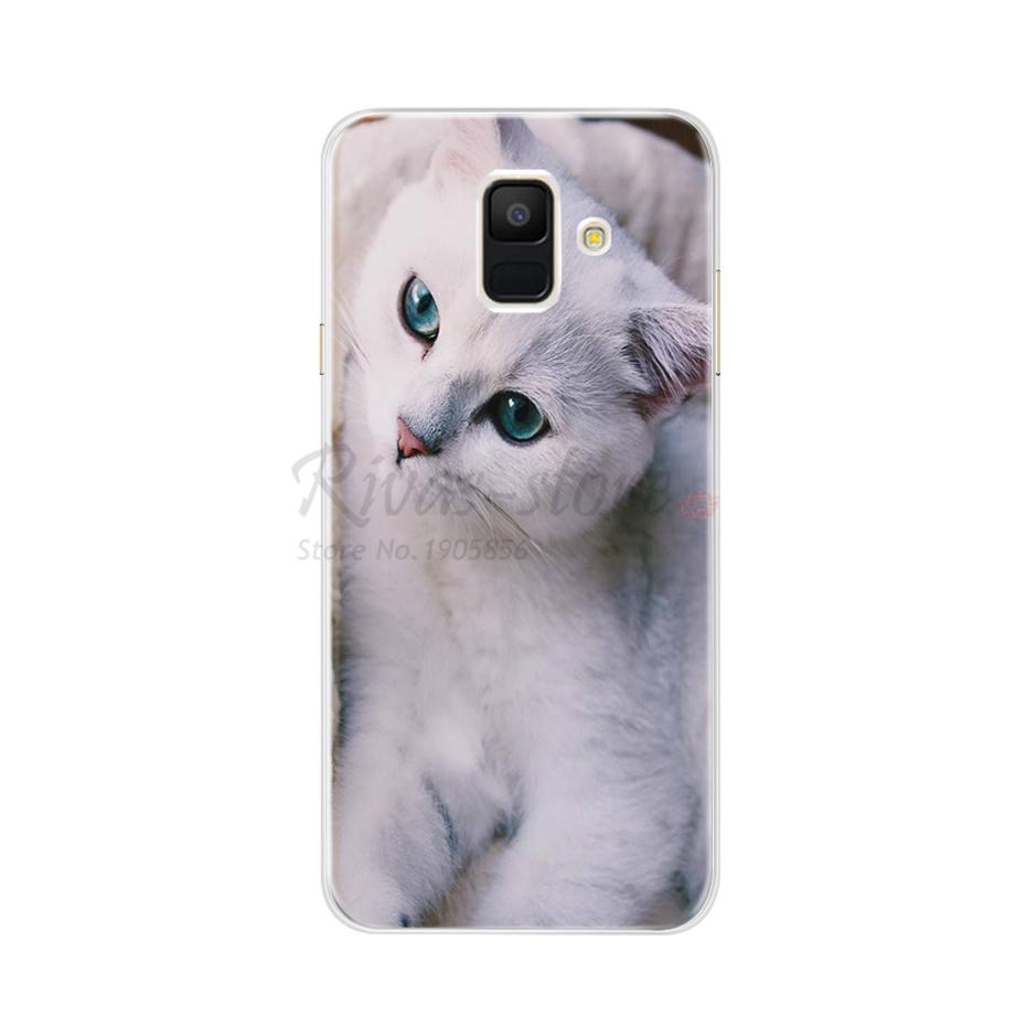 Case For Samsung Galaxy A6 2018 Transparent Cartoon Soft TPU Silicone Phone Cases Back Cover For Samsung Galaxy A6 A 6 Plus 2018