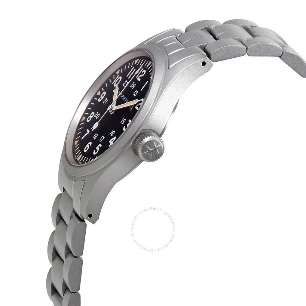 Hamilton Khaki Field Hand Wind Black Dial Men S Watch H69439131