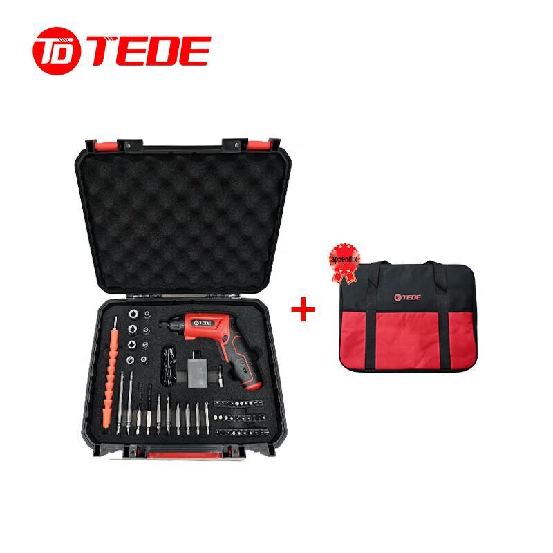 

TEDE YD-5655 Cordless Electric Screwdriver 55-Piece Tool Set