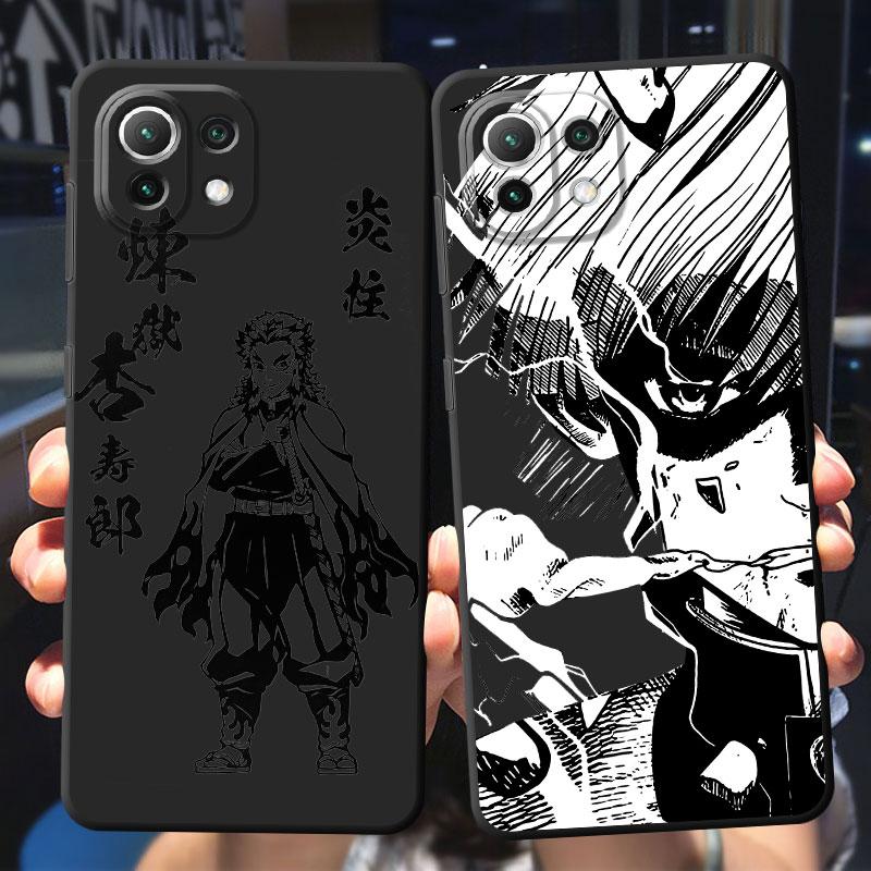 Silikonhülle für Samsung Galaxy Note 20 Ultra 10 Plus 8 9 S20 S22 S21 S23 5g Anime Kurama Demon Slayer Xshell Cover
