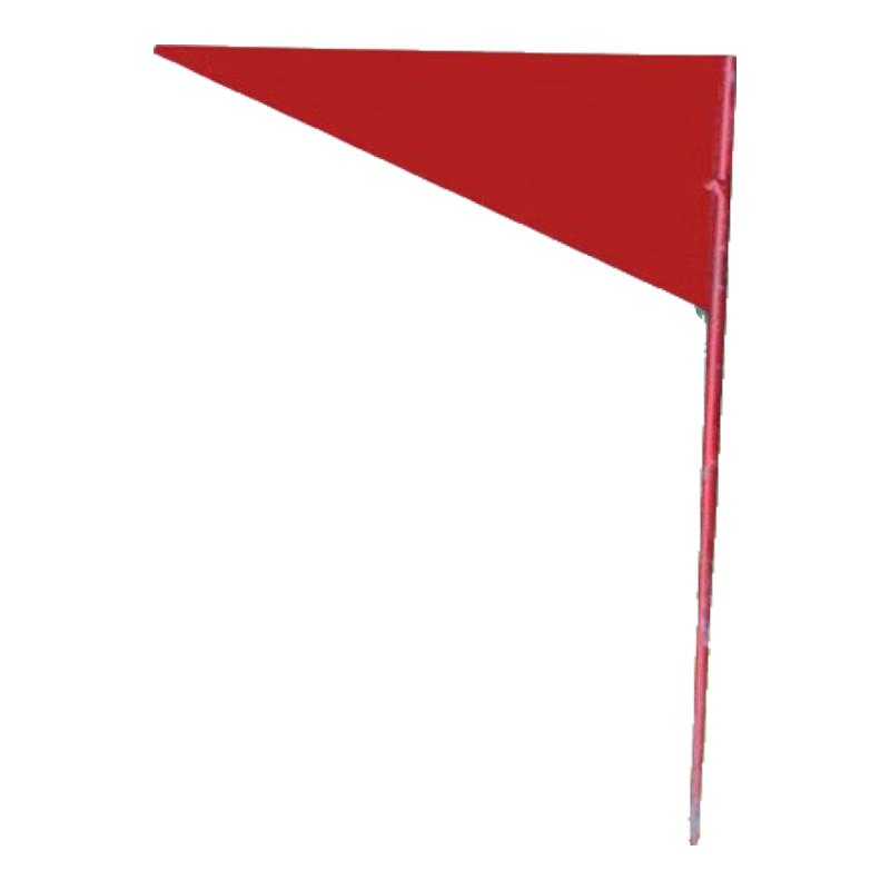 Red Triangular Track Flag