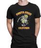 CA Skeleton Skater Skateboarder T Shirt Santa Bike Cruz Cotton Clothing Vintage Short Sleeve Crewneck Tee Shirt Summer T Shirt