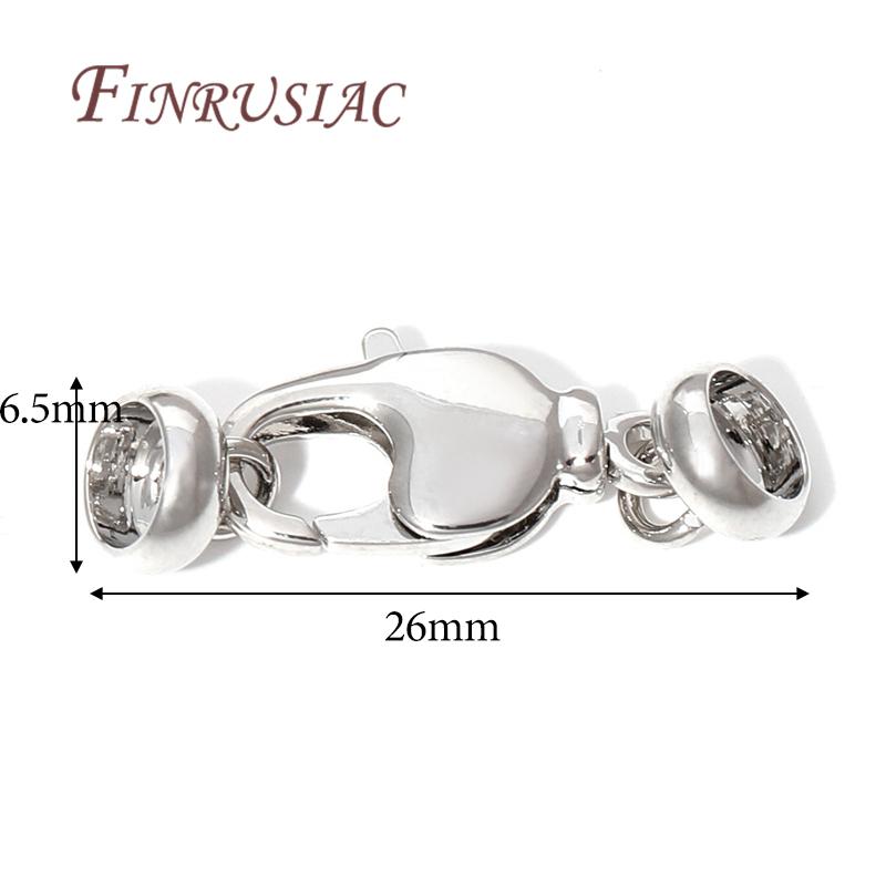 18K Gold Plated Connector Clasps Accessories For Bracelets,Brass Metal Locks For Jewelry,Fasteners Clasp,DIY Necklace Findings
