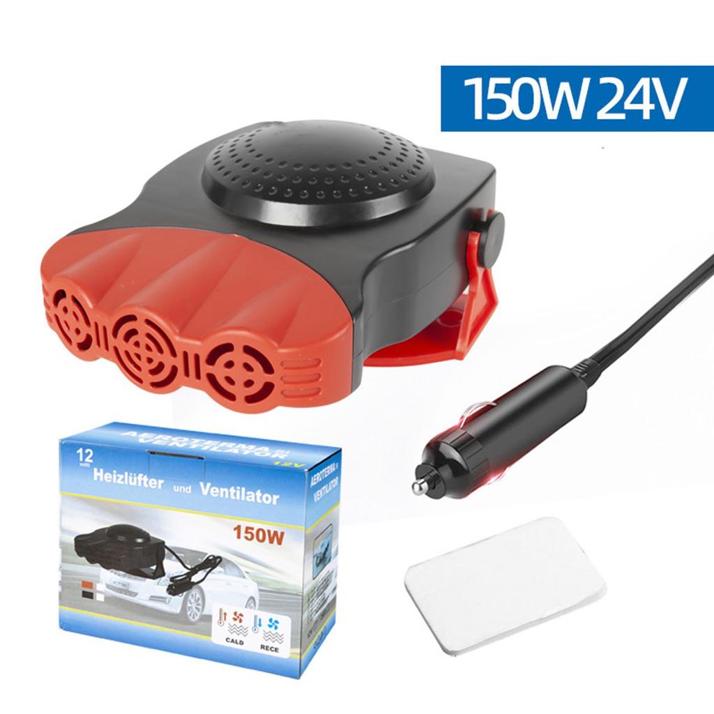 Auto Heater Car Accessories 2 Modes Fast Heating 150W 360 Degree Rotation Demister Windshield Defogging Demister Space Heater