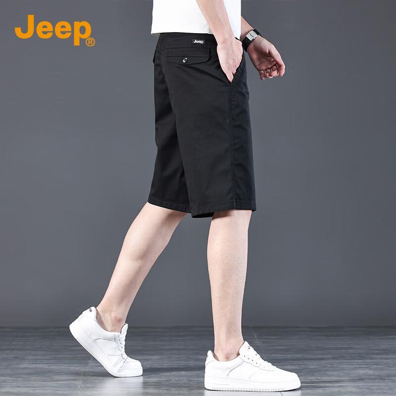 Jeep Men's Casual Thin Five-Point Shorts