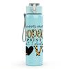 1PC Leopard Print Love Letter 750ml Color Plastic Sports Water Bottle Leakproof Flip Straw Lid Suitable for Sports Office Home Use