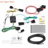 Y4UA Heavy Duty Trailer Wiring Harness Adapter 56407 Fit for Vehicles Facilitates Safe Light Function During Tow Weatherproof