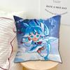 White lily CCookie Run Kingdom Pillow cases Organic Linen Pillow Case DoubleSided Print Cushion Cover for Sofa Home Decor Gift