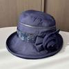 Hat female summer in the elderly mother sun hat summer sun hat thin breathable sunshade bucket hat