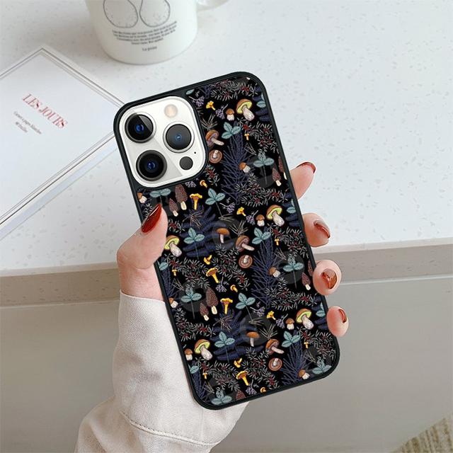 Mushroom Forest Celular Mobile Smartphone Cases For iPhone 17 Air 16 14 12 13 11 Pro MAX Plus Coque Fundas