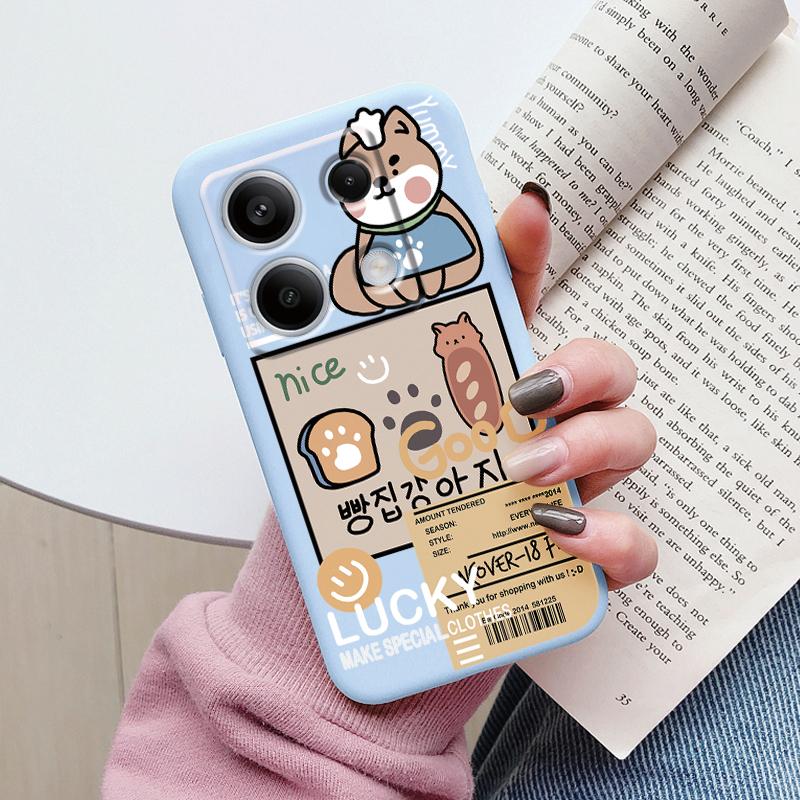 Case For Redmi Note 13 Pro 4G 5G Cute Heart Flower Back Cover Soft Silicone Matte Protective Fundas For Redmi Note13 Pro Bumper