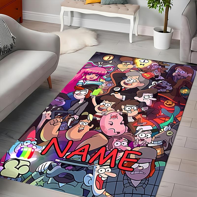 Custom personalization Gravity Falls Area Rug - Perfect For Kitchen, Bathroom,Laundry Room Decor Large Size Available,Gift All Seasons