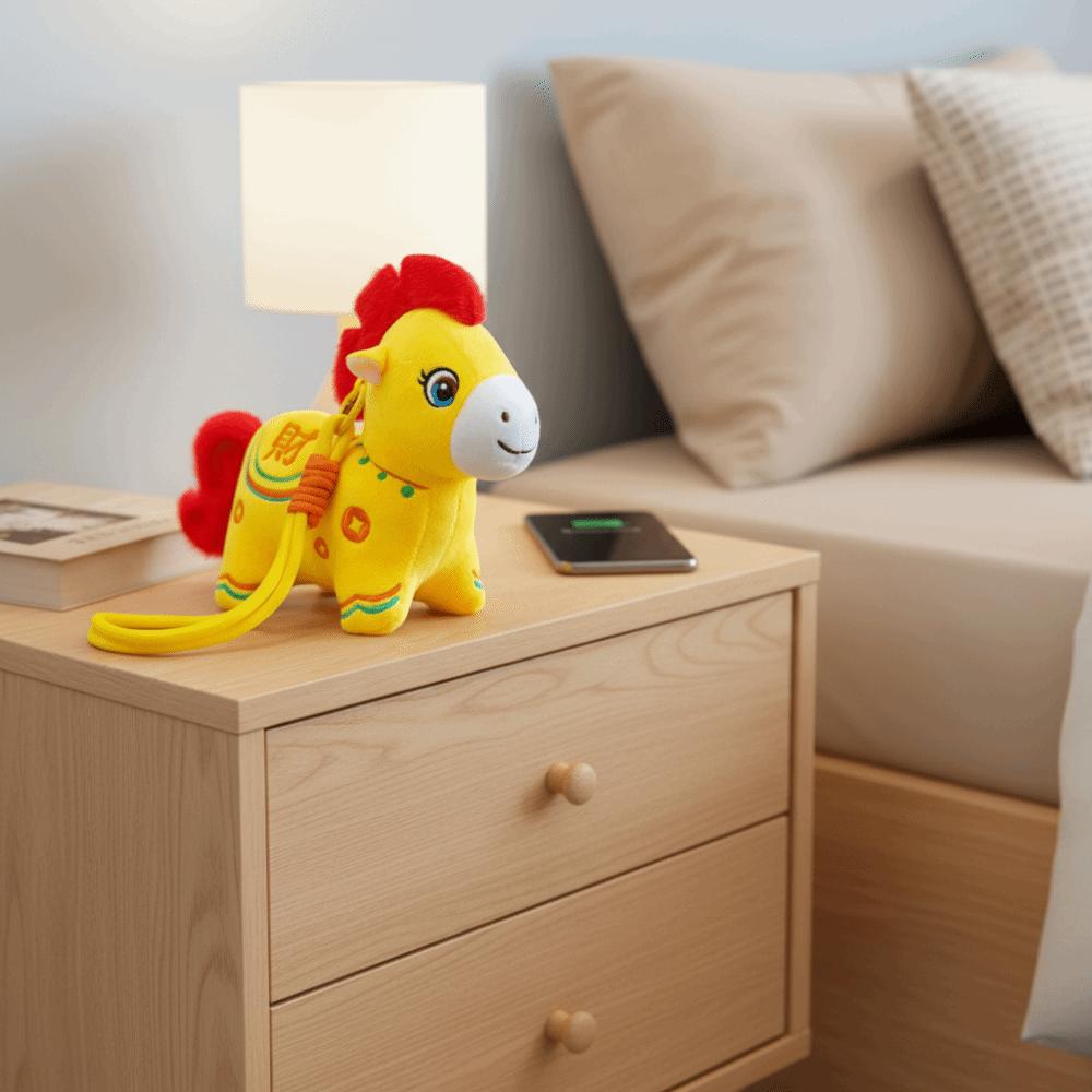 Cartoon Little Horse Plush Ornament Soft Stuffed Horse Plush Toys Lucky Pony Ornament  Kids Gift