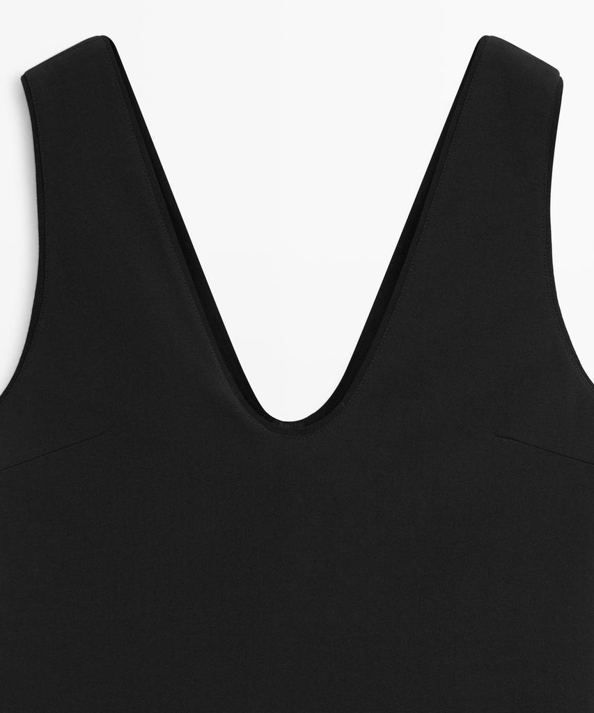 Masimodutti Double Fabric Midi Dress