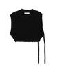 Pandorafit Unbalance Strap Knit Vest (Black)