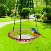 Hummingbird Feeder and Bird Bath Pendant for Outdoor Balcony and Garden