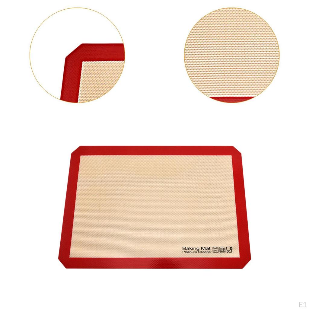 Antihaft Silikon Backmatte, Lebensmitteltablett für professionelles Backen von Brot und Macarons