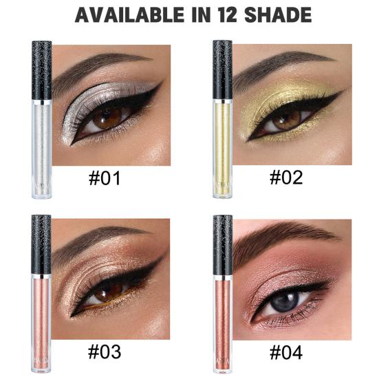 Langvarig kosmetisk 12 farger Single Makeup Øyenskygge for kvinner