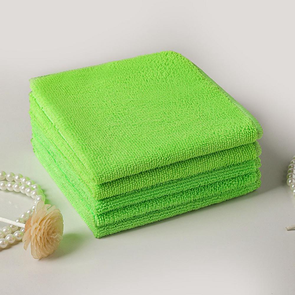 30x30cm Water-Absorbent Microfiber Furniture Cleaning Cloth Towel Kitchen Dishwashing Rag